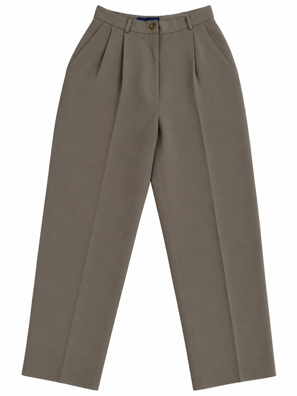 Vintage Charter Club Size 2 Taupe Pleated Dress Pants Straight Leg 25x27